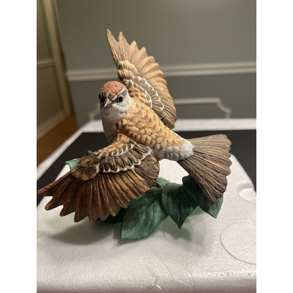 Lenox Chipping Sparrow Fine Porcelain Figurine Garden Birds Collection IOB 1990